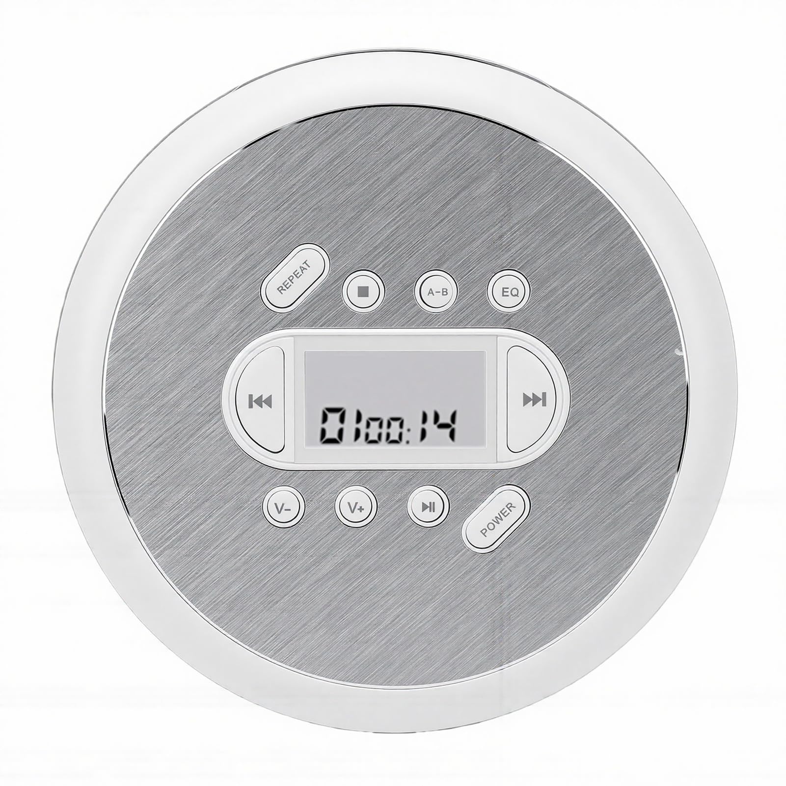 Topiky Lettore CD Portatile, Lettore CD Ricaricabile per Auto con Protezione Anti-salto, Cuffie e Cavo AUX, Piccolo Musicale per Sport Domestici All'aperto