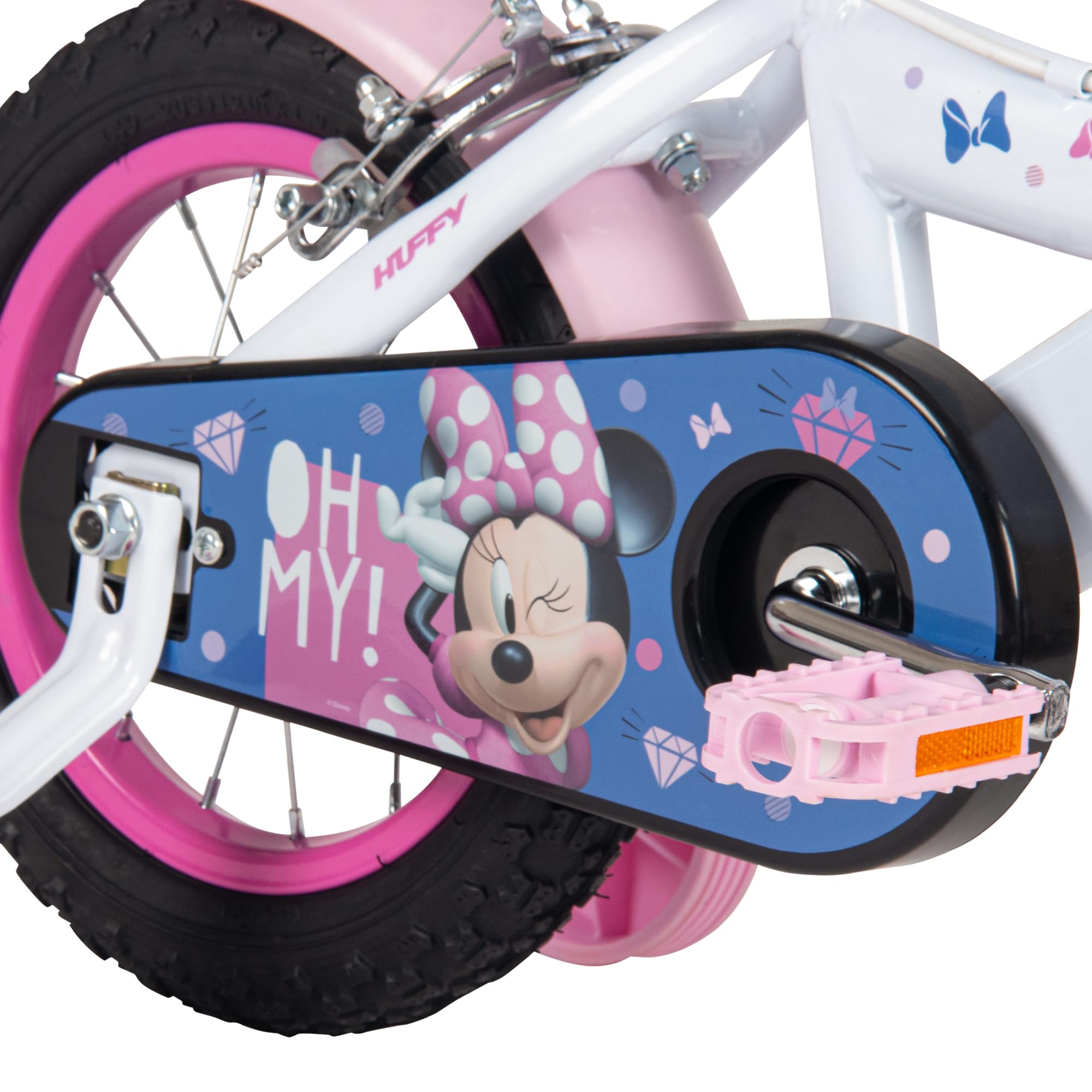 Huffy Disney Minnie Mouse - Bicicleta Infantil (12/14/16", con Ruedas)