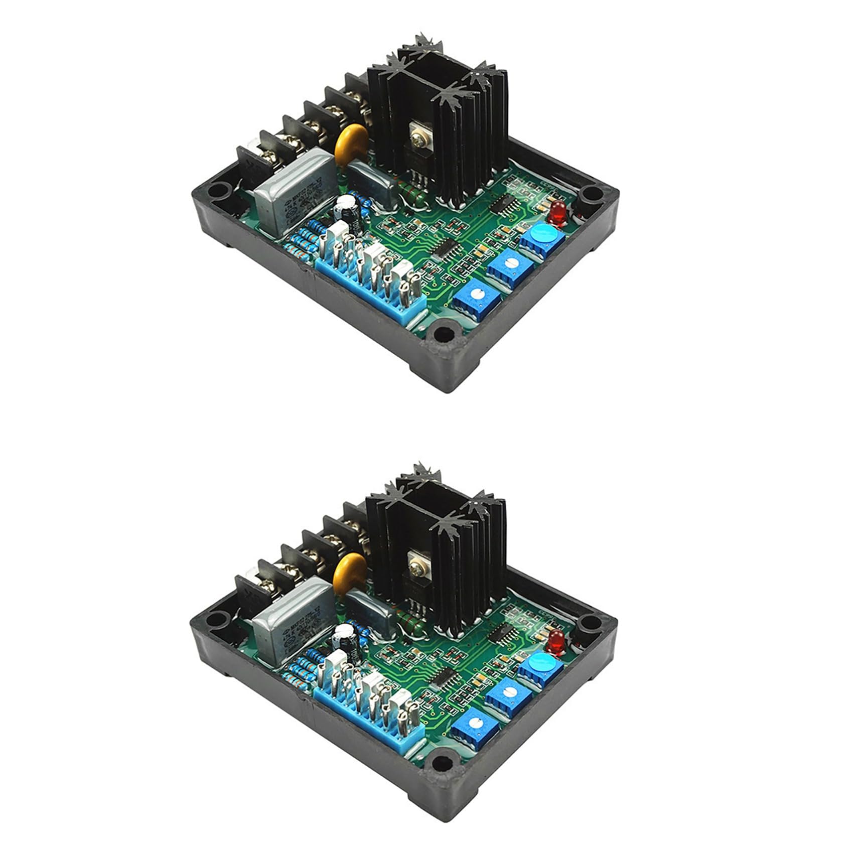 Regulador de voltaje automático GAVR-8A universal para generadores eléctricos, pack de 2 unidades