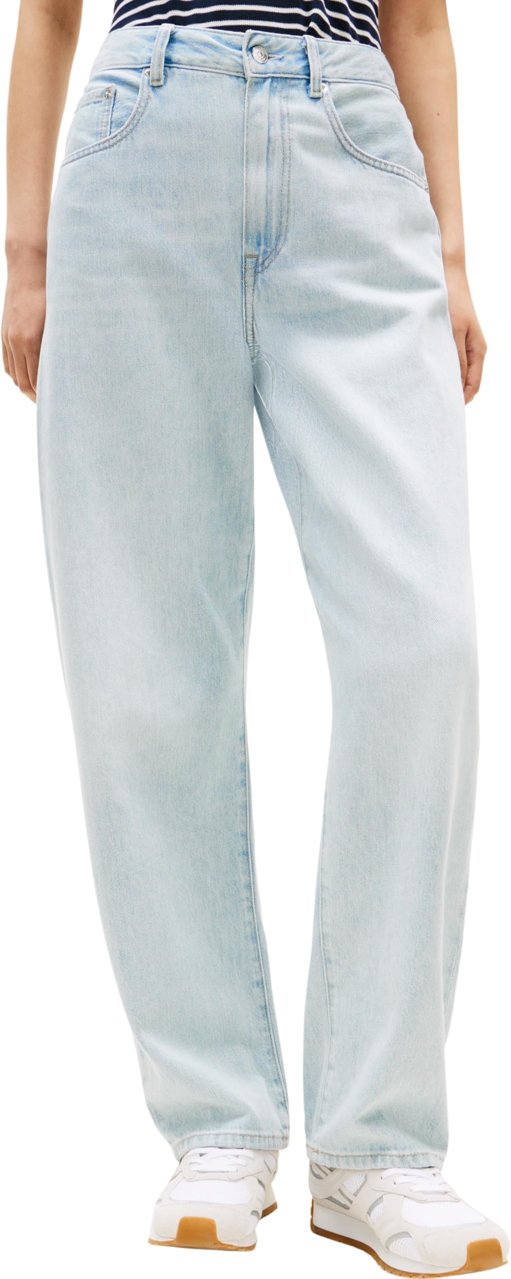 Tommy Hilfiger Women's DNM Tam Barrel Rw WW0WW49666, Denim, 28W / 30L