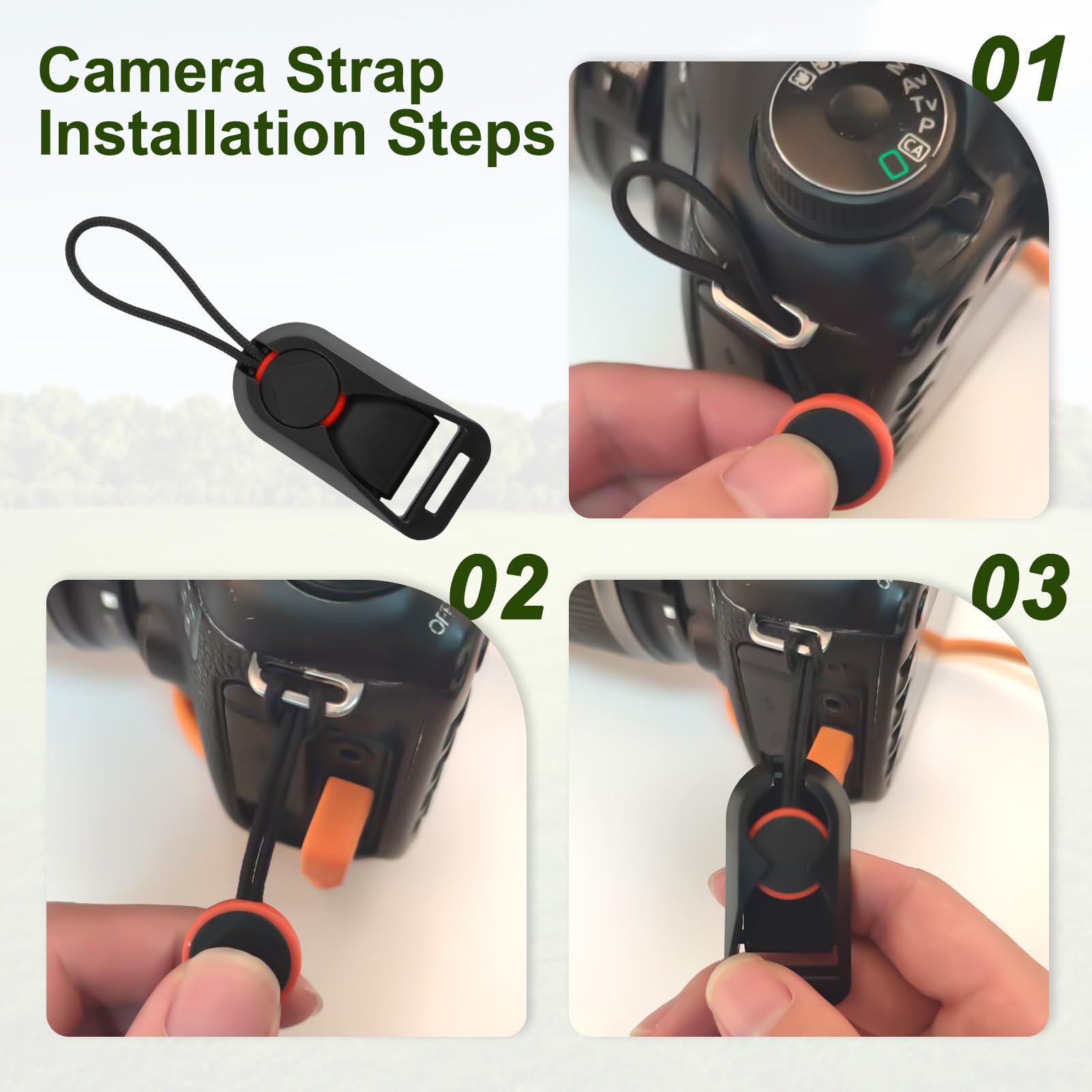 Kameragurt Schnellverschluss, 4 Stück Kamera Schultergurte Schnellverschluss Adapter Kamera Schnalle Kameragurt Schnellverbinder Schnelltrennclips für Kameragurte