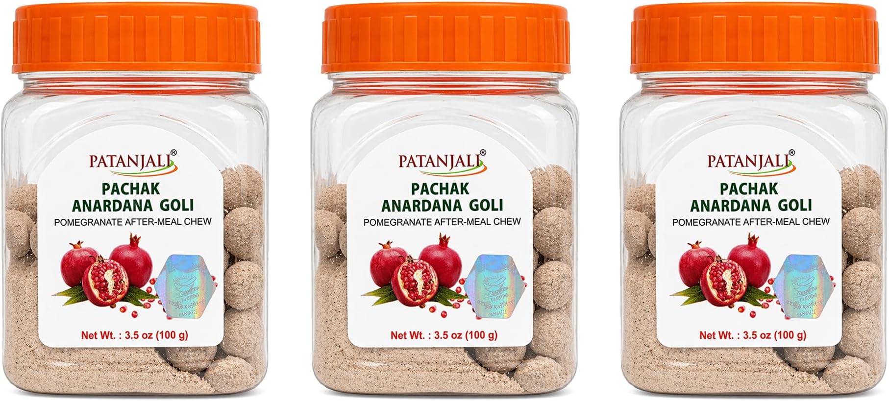 Patanjali Pachak Anardana Goli Pack of 3 (100gm / 3.5 fl oz - Each)