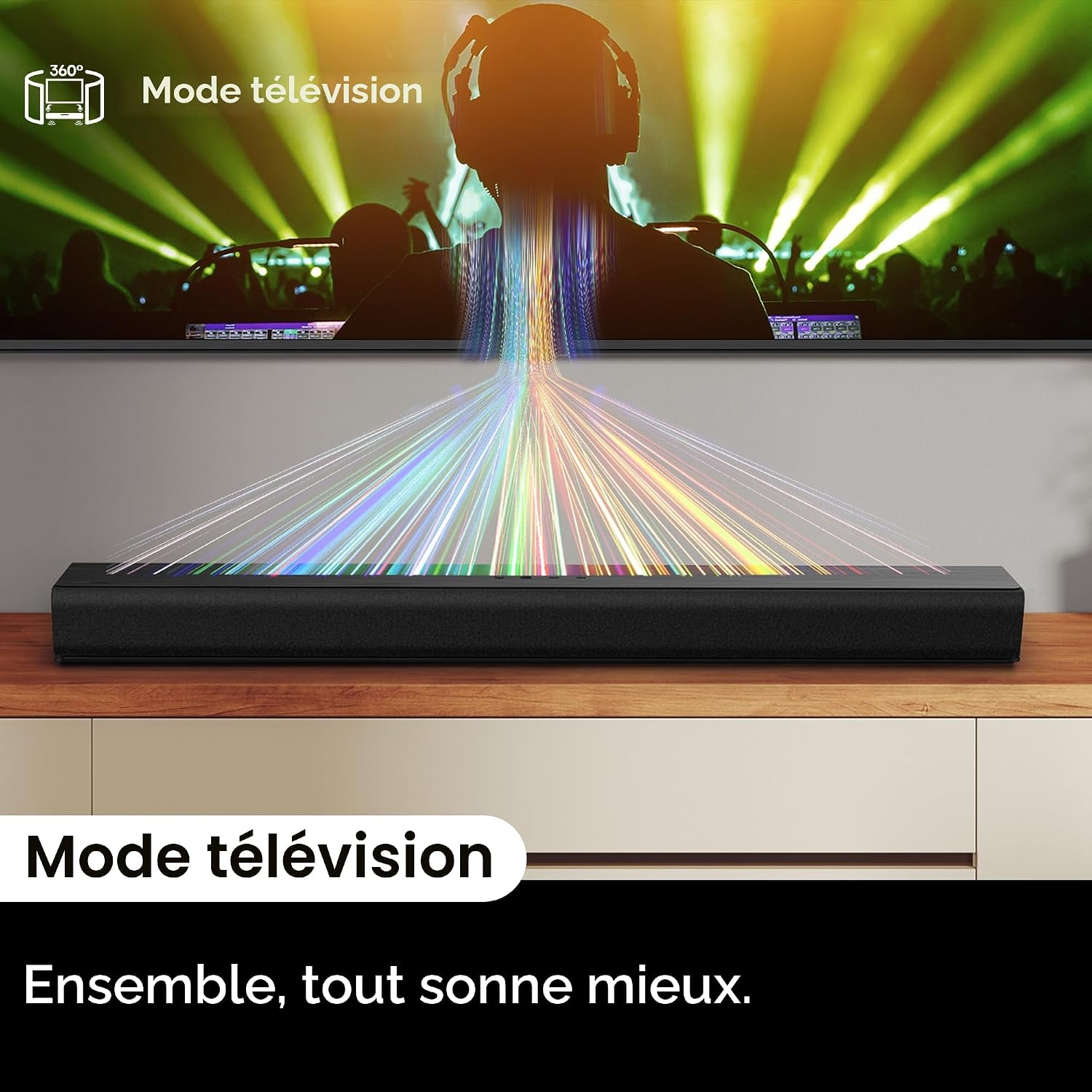 barre son dolby dts – vue détaillée