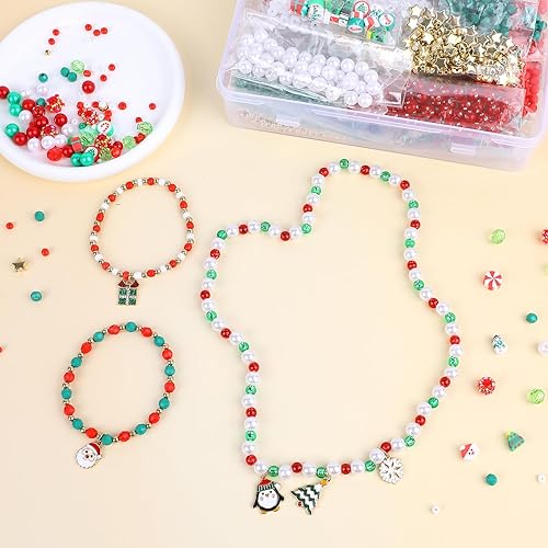 Vista 25 de Juego de 2600 cuentas de poni, juego de cuentas Kandi arcoíris de 18 colores, kit de fabricación de joyas de plástico mate multicolor para Rainbow