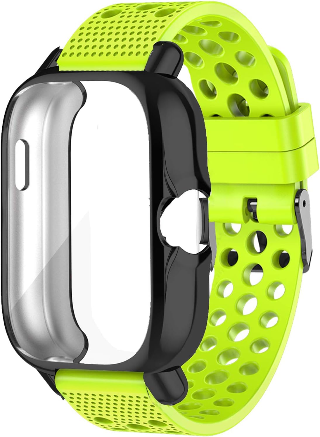 YOUkei Compatible with Amazfit GTS 3 Band, Quick Release Silicone Replacement Wristbands Sport Strap with Metal Buckle Compatible for Amazfit GTS 2 / GTS 3 Smartwatch (3 pack-Green+Black+Blue)