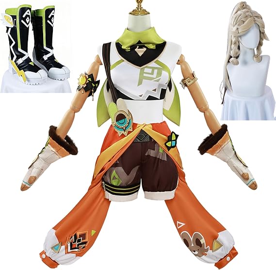 Amazon.co.jp: 【COSPLEE】原神 カチーナ cosplay ウイッグ&靴付き