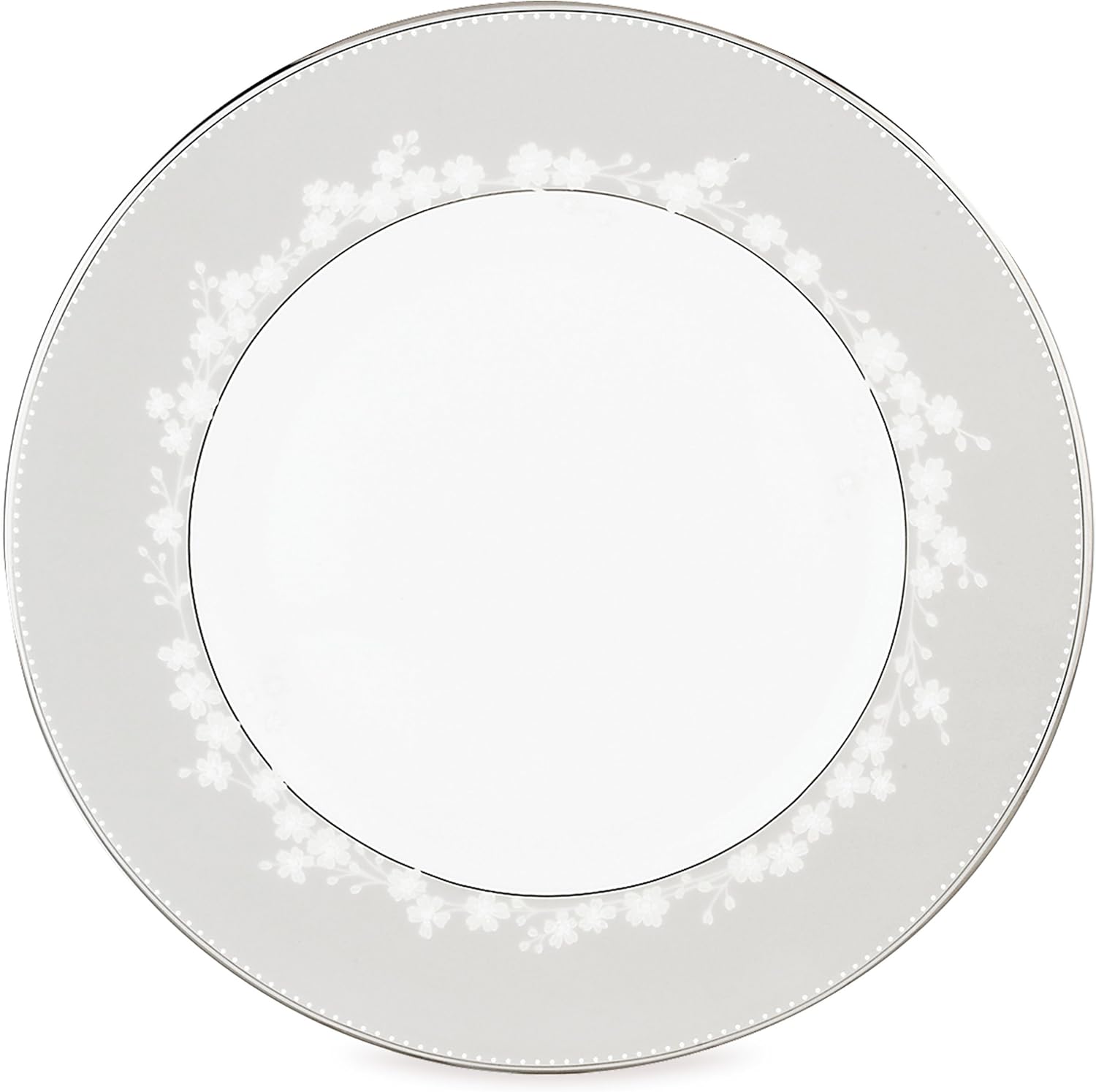 Lenox Bellina Bone China Platinum Banded Dinner Plate