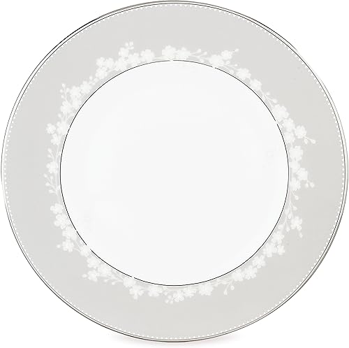 Miniatura 5 de Lenox Bellina Bone China Platino Banded 13" Oval Platter