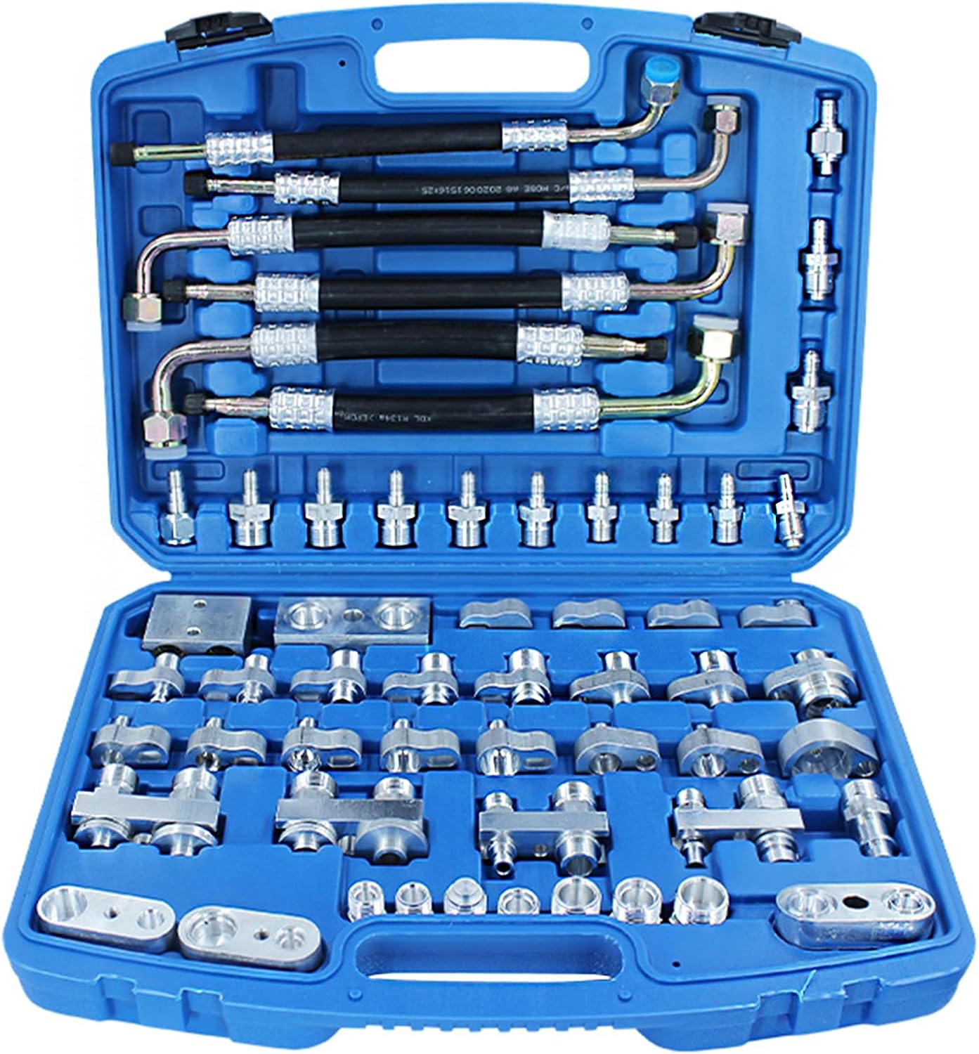 RQG 56PCS Automotive AC Leak Detector Kit, Car Air Conditioner Leak Detector, Air Conditioning Leak Test Tool Kit for AC Compressor Detection Repair Car Truck Construction Vehicles