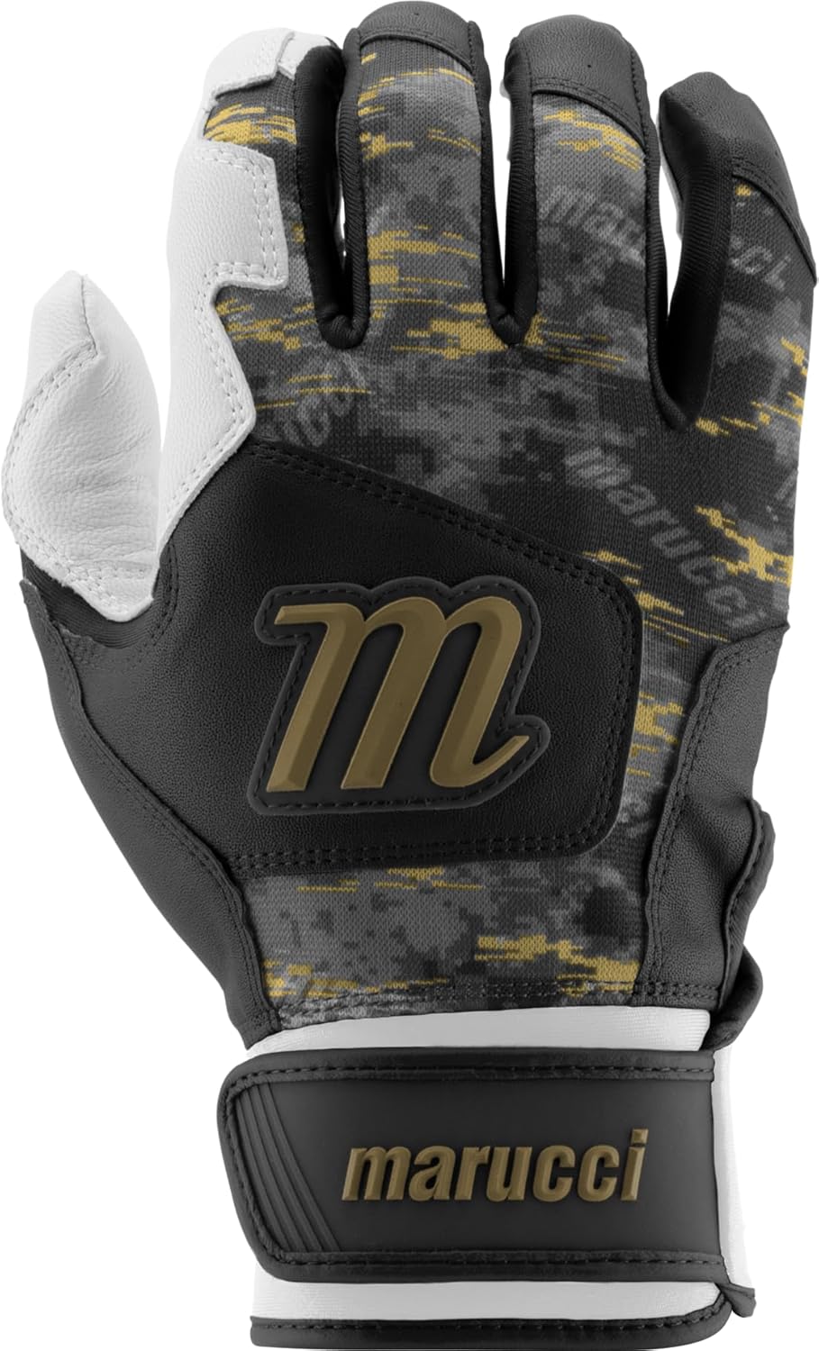 MARUCCI GXR Youth Batting Gloves, Black, YM
