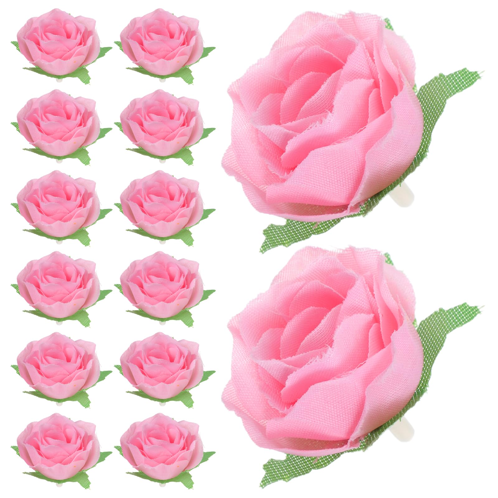 Rosas artificiales mini de 3cm para decorar sin marchitamiento pack de 100 unidades