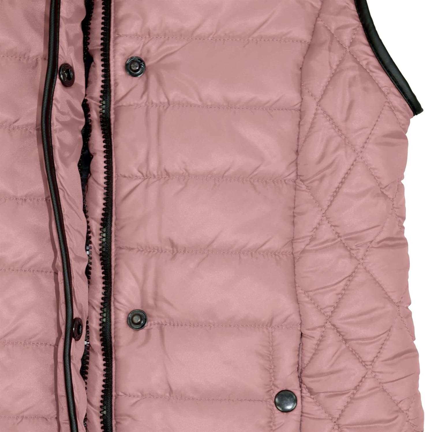 Kids Girls Unisex Baby Pink Wet Look Sleeveless Padded Gilet Body Warmer Jackets