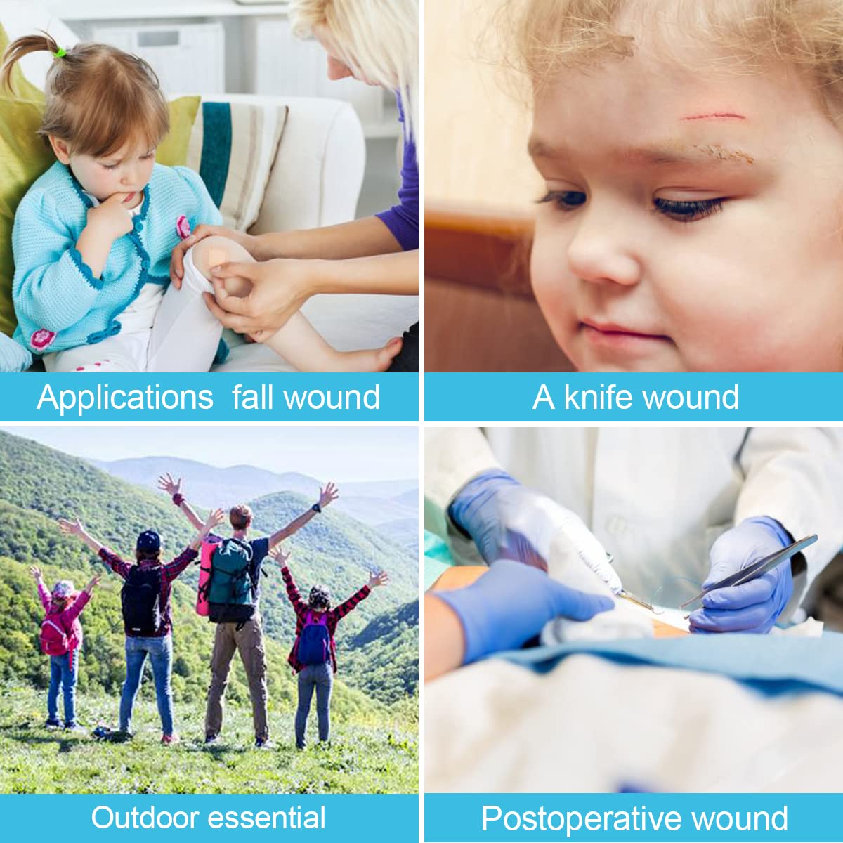 Zip Stitch Sutures Butterfly Bandaids 2 Pcs Zipstitch Laceration Kit