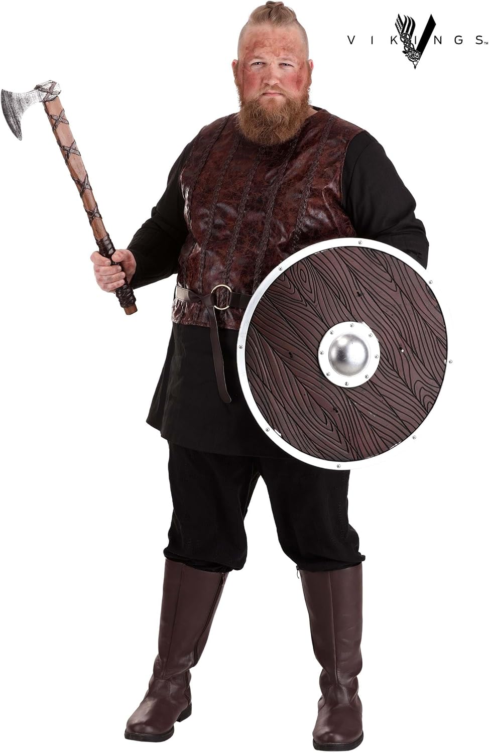 Men's Plus Size Vikings Bjorn Ironside Costume