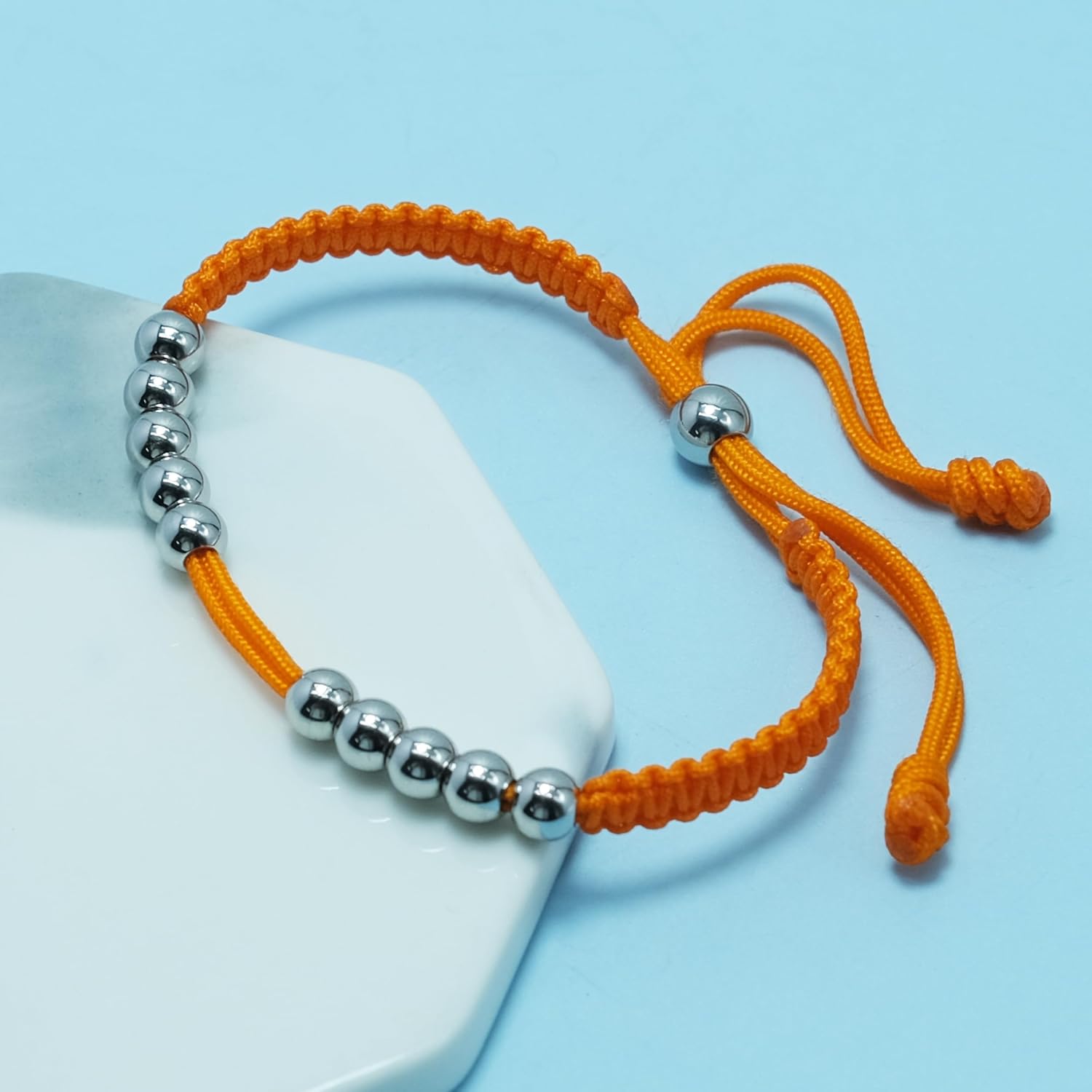 LAMIBEE Golf Stainless Steel 10 Beads Score Counter Bracelet, Golf Stroke Count Bracelet, Resizable and Easy to Adjust Golf Round Scoring Tracker, Durable and Stylish Golf Accessory - Image 5