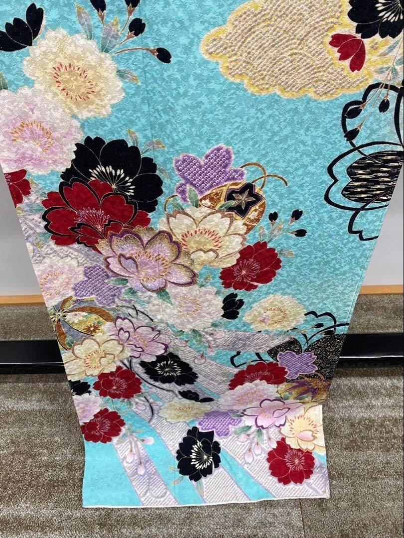 帯2132沖縄県指定無形文化財 本場琉球紅型 高級 正絹 名古屋仕立て