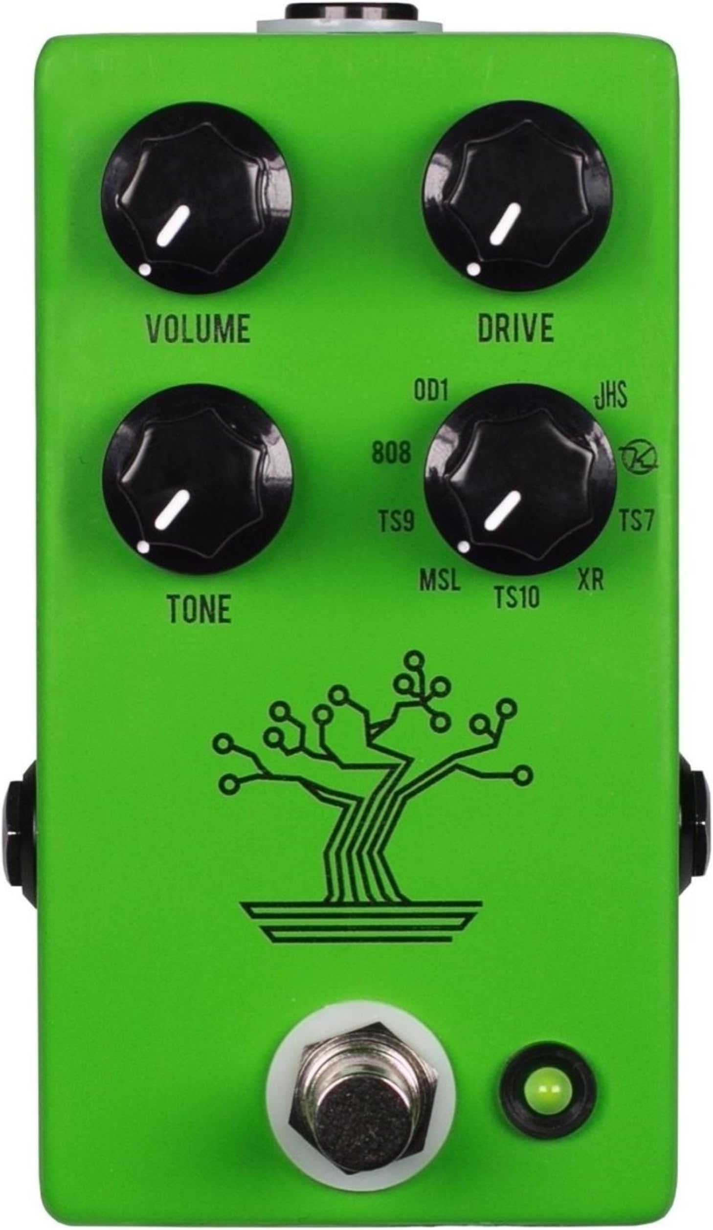 JHS Pedals Bonsai 9-Way Screamer Overdrive Guitar Effects Pedal, Green