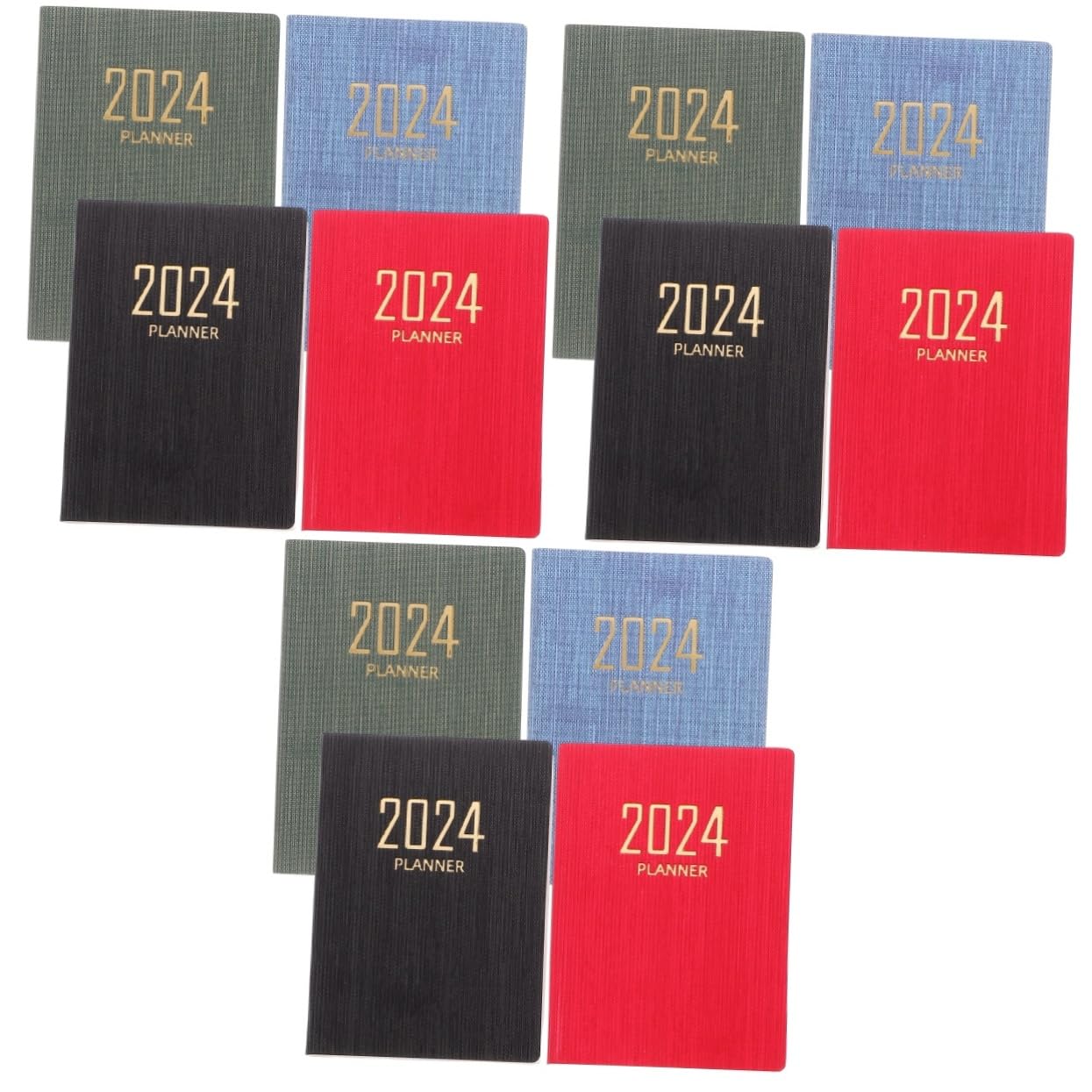 DOITOOL 3 Ensembles Cahier De Planification Quotidien Pointé Doublé Des Cahiers Faire Un Bloc Note Bloc-notes Portable Petit Carnet De Poche Carnet De Planificateur Papier 4 Pièces * 3