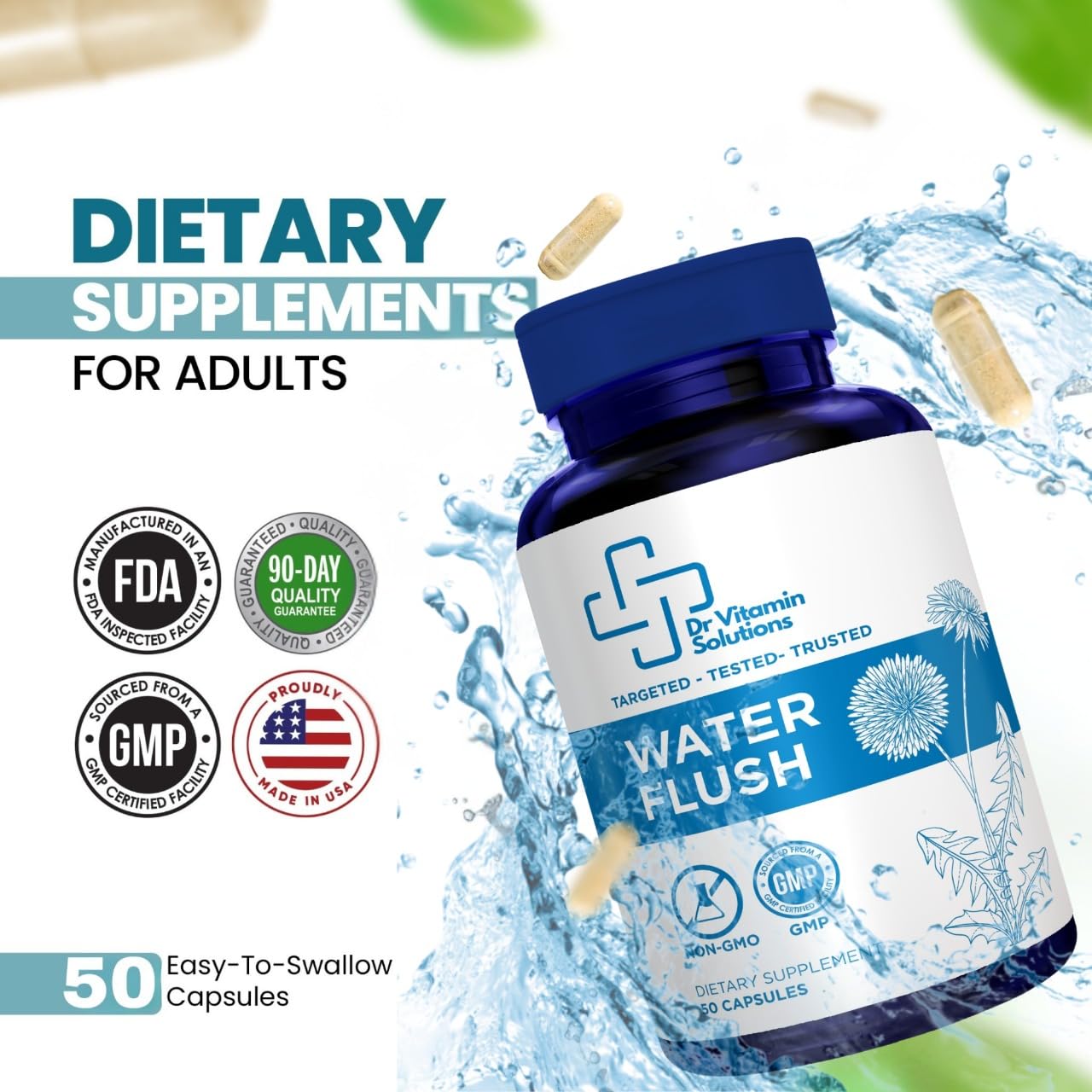 Diuretic Water Pills for Swollen Legs & Feet, Bloating Relief for Women — Amazon image 8