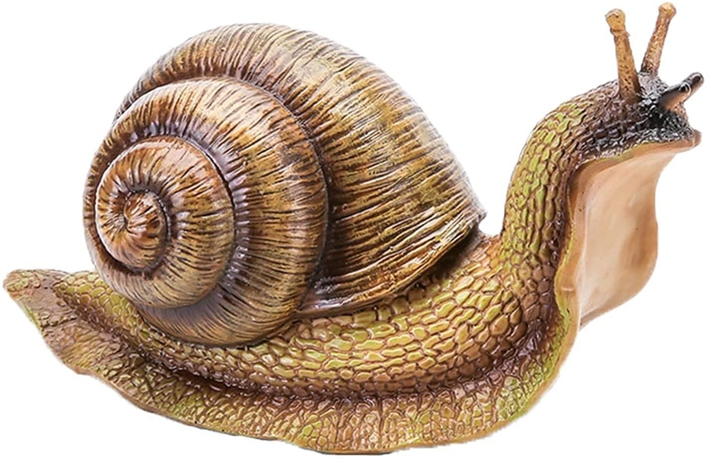 Sculpture de jardin escargot mignon en résine pour égayer votre pelouse