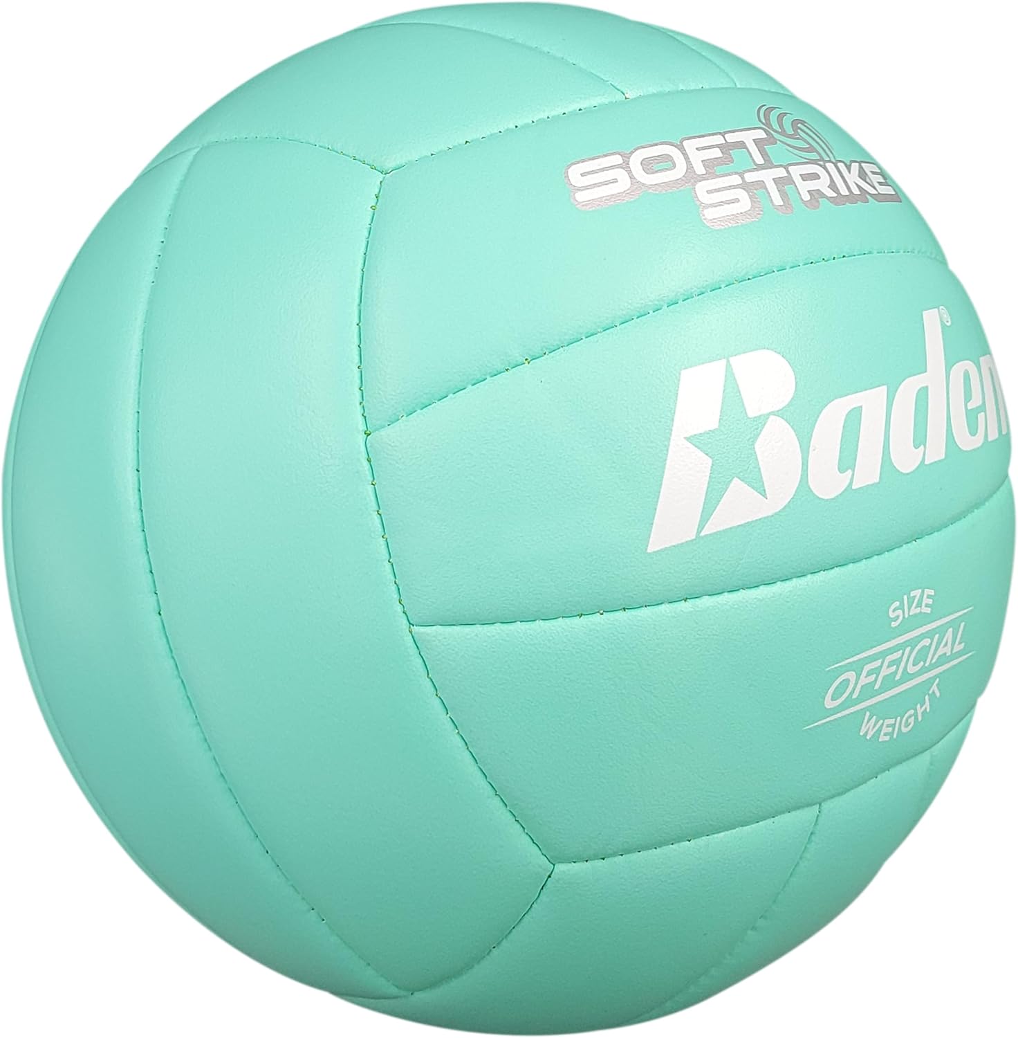Baden | Soft Strike | Cushioned Synthetic Leather Recreational Volleyball | Indoor/Outdoor for Beginners & Youth | Official Size - Image 3