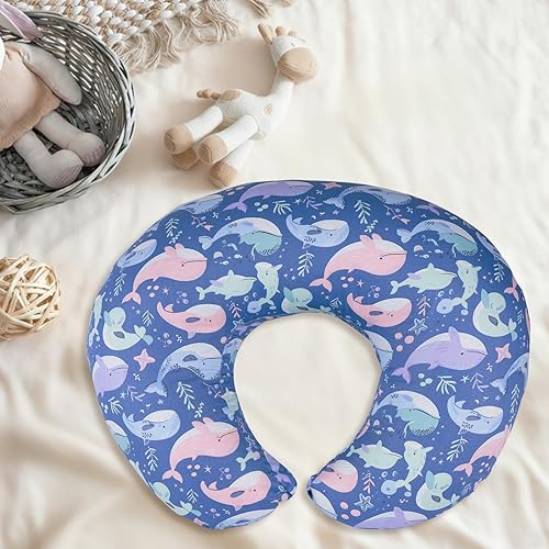 Miniatura 4 de Funda de almohada de lactancia, compatible con almohada de lactancia Boppy, tamaño original, funda de almohada de lactancia materna para bebés niños