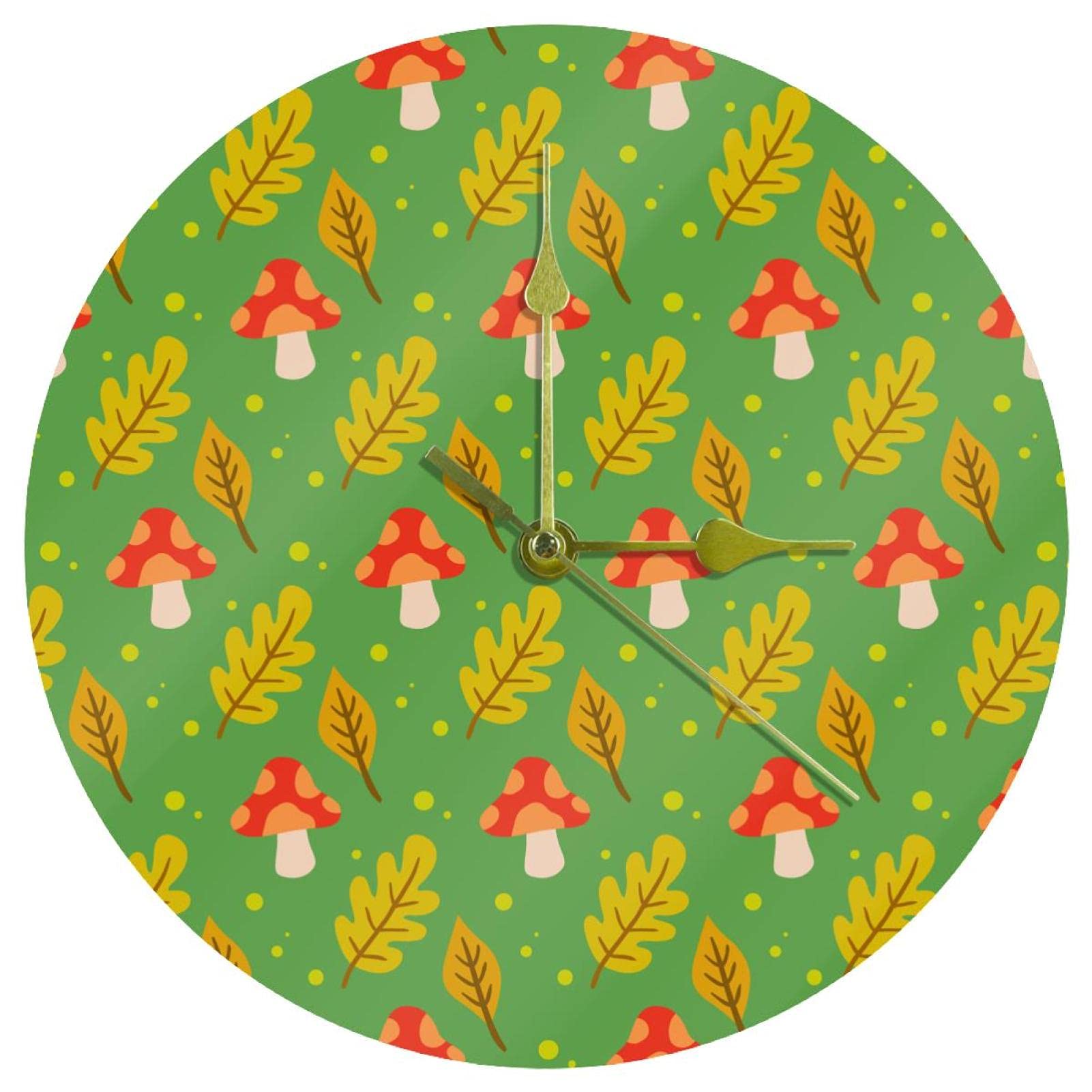 Horloge murale non gradué acrylique silencieuse pour chambre et école