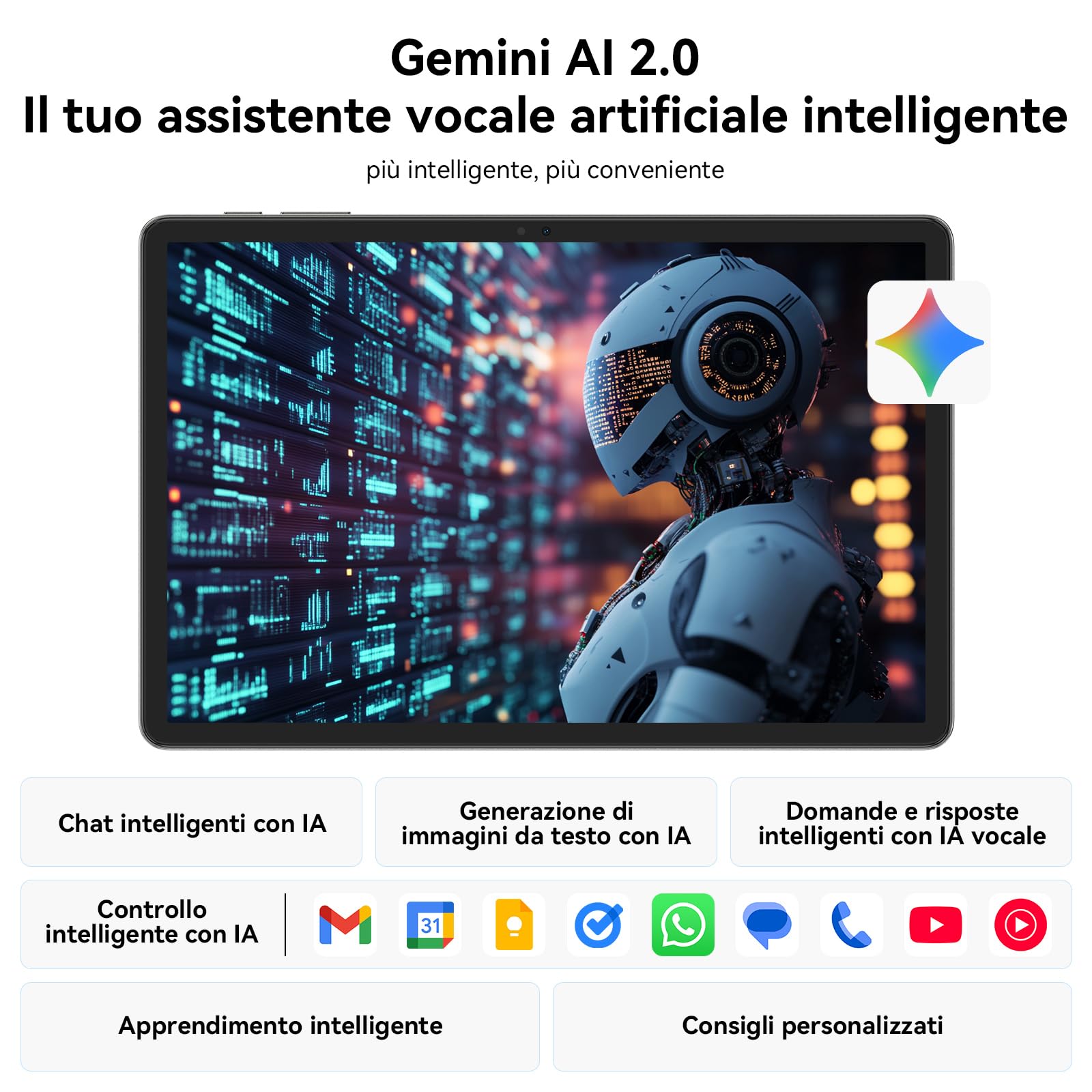 TABWEE Tablet 11 Pollici Android 16, 24 GB RAM, 128 GB ROM | Widevine L1, Display 90 Hz, espandibile 2 TB, CPU 1,8 GHz, batteria 8000 mAh, Wi-Fi 5 e 2,4 GHz, per studenti e adulti