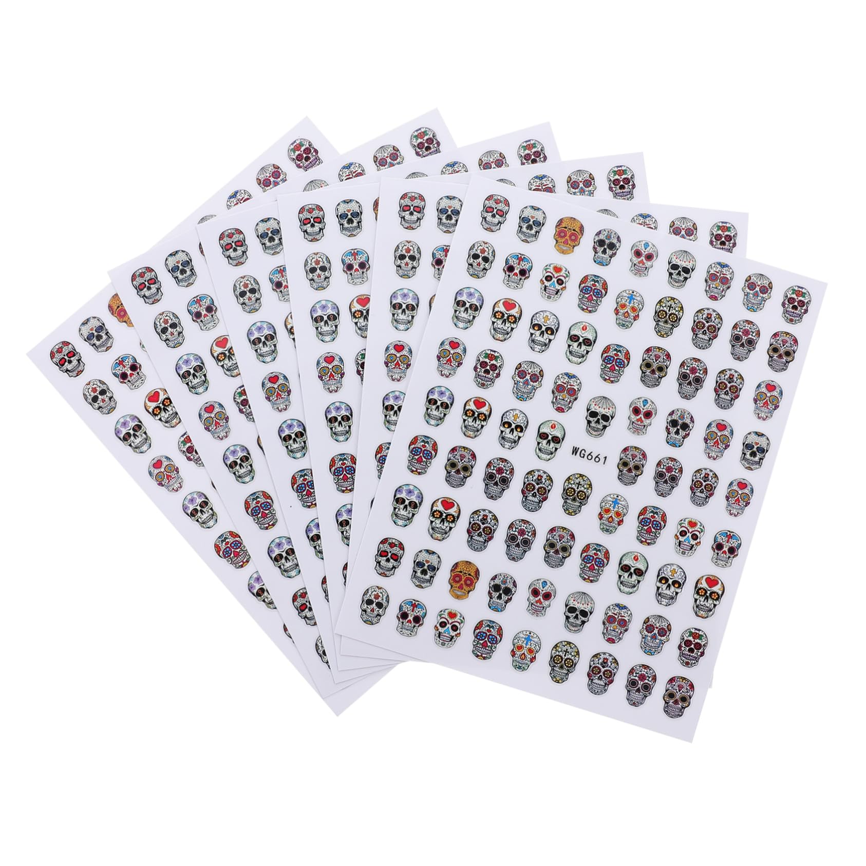 Healvian 4 Set Adesivi Unghie Halloween Stickers Autoadesivi Con Per Nail Art Decorazioni Per Manicure E Per Feste E Domestico 10 Fogli*4