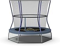 Vista 8 de Mini Trampolín con red de recinto