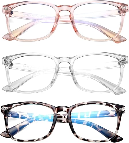 Hycredi Lentes de bloqueo de luz azul para niños, antifatiga ocular y protección UV, gafas de teléfono para juegos de computadora para niños y niñas