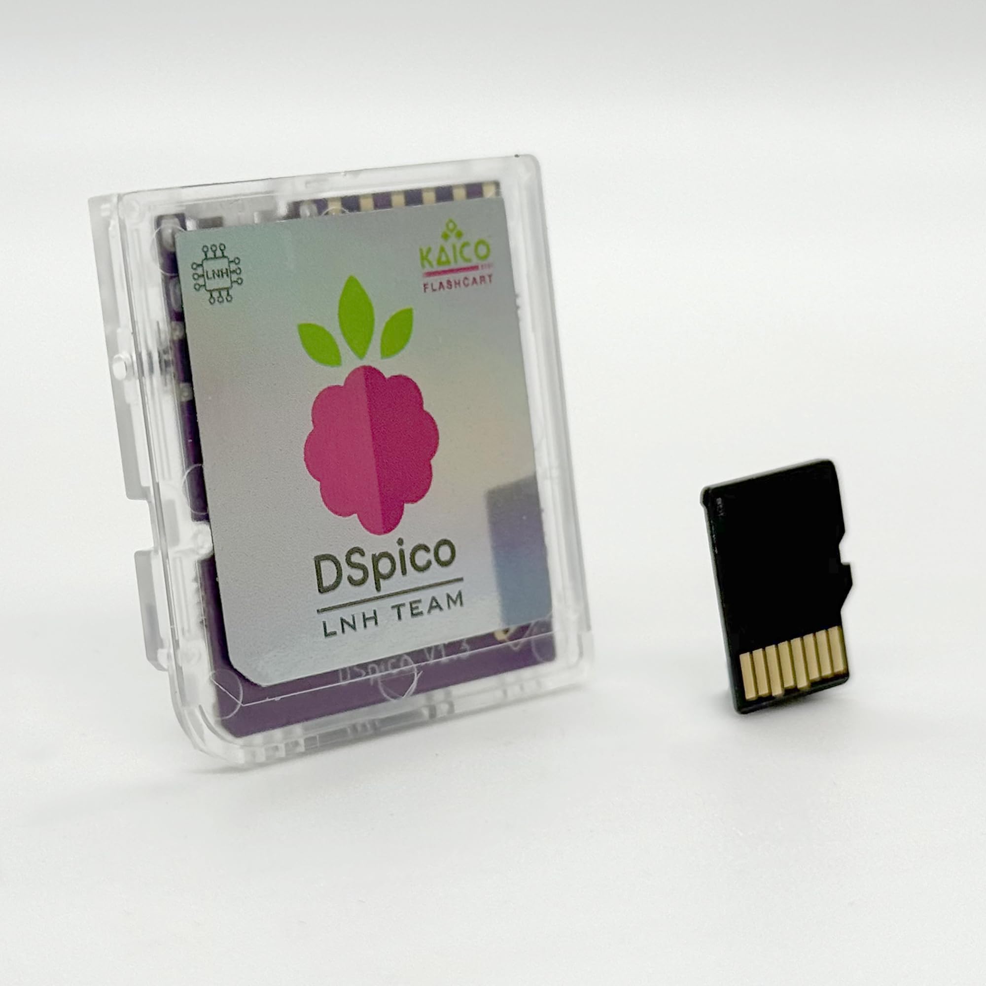 Kaico Edition DSpico for use with Nintendo DS/DSi with 8GB Micro SD Card by the LNH Team - Powered by RP2040 MCU – Dual Power, 6MB/s SD Read, DS Mode & Pico Launcher Support