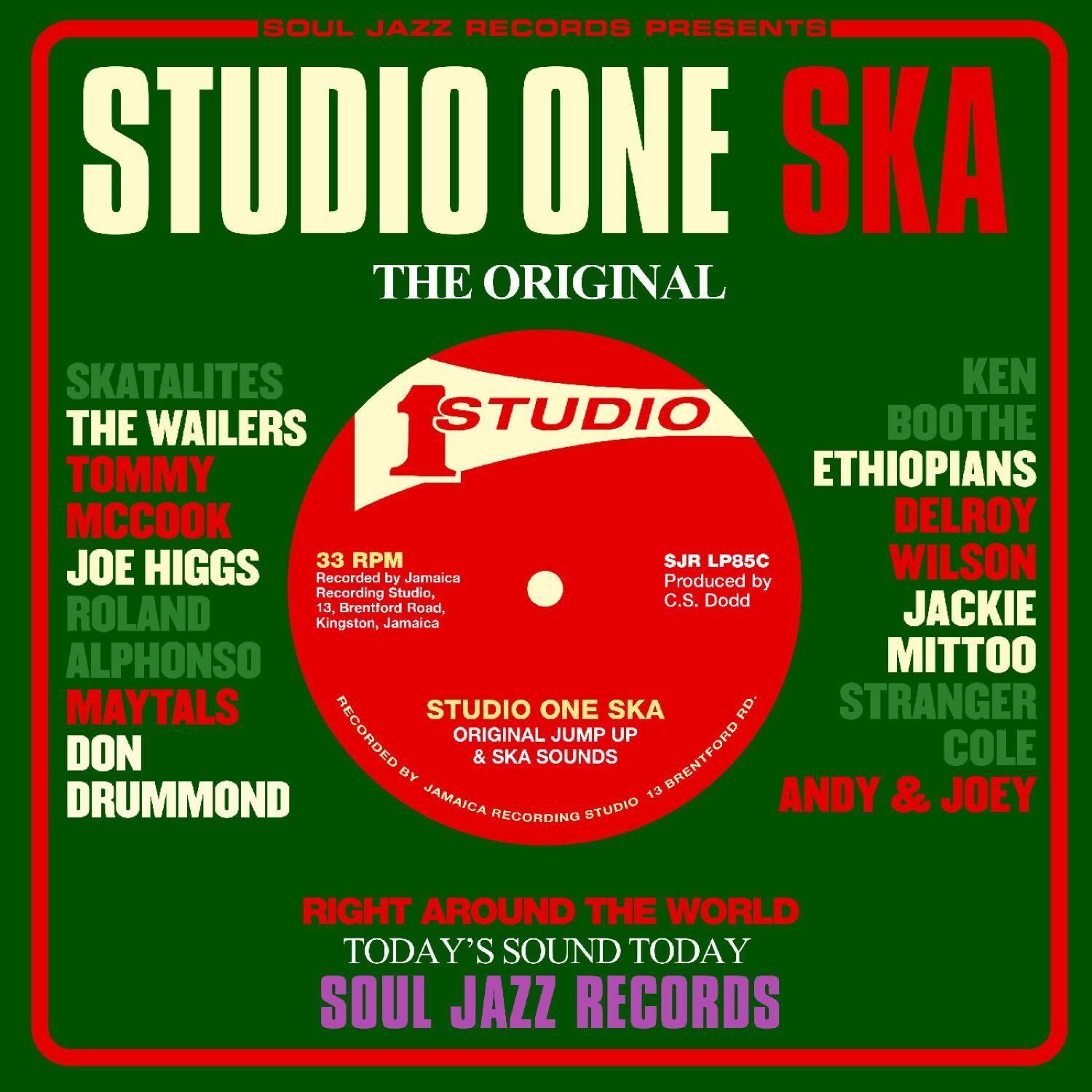 VARIOUS ARTISTS STUDIO ONE SKA CD 17 track in g'fold card sleeve (SJRCD85B) EURO