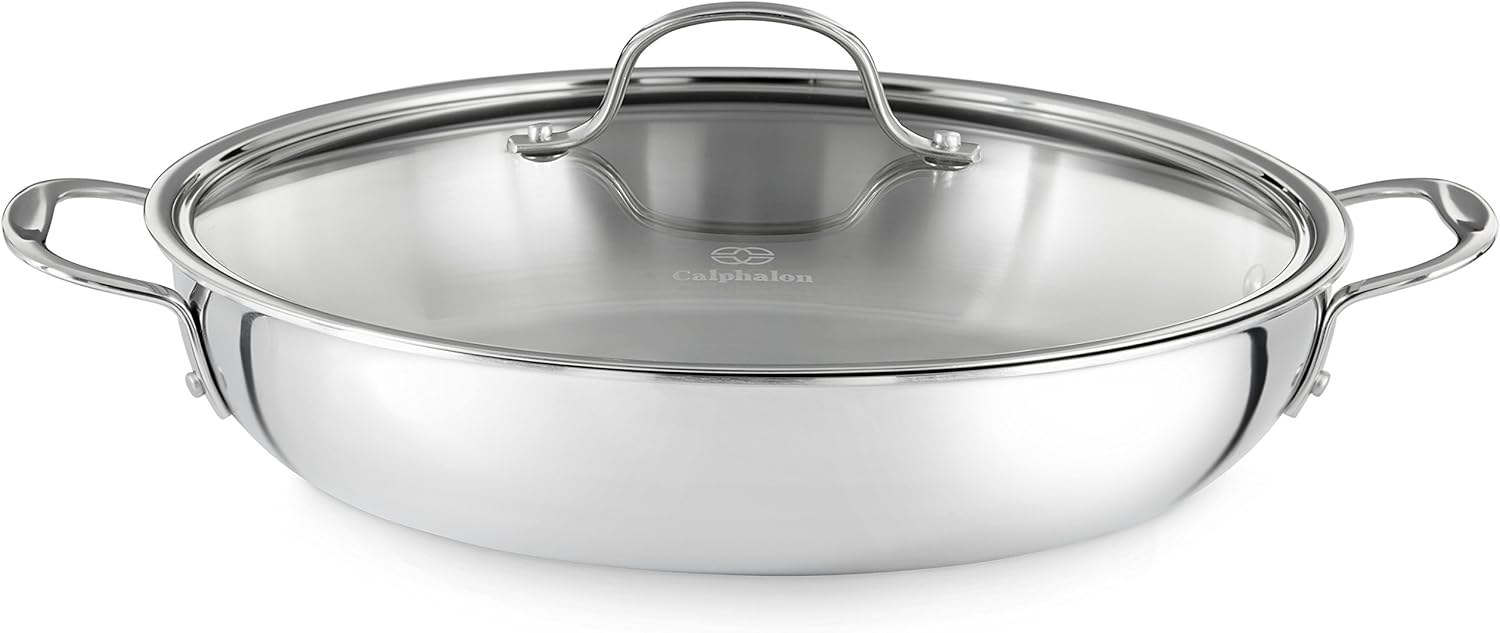 Calphalon Triply Stainless Steel 8-Inch Omelette Fry Pan