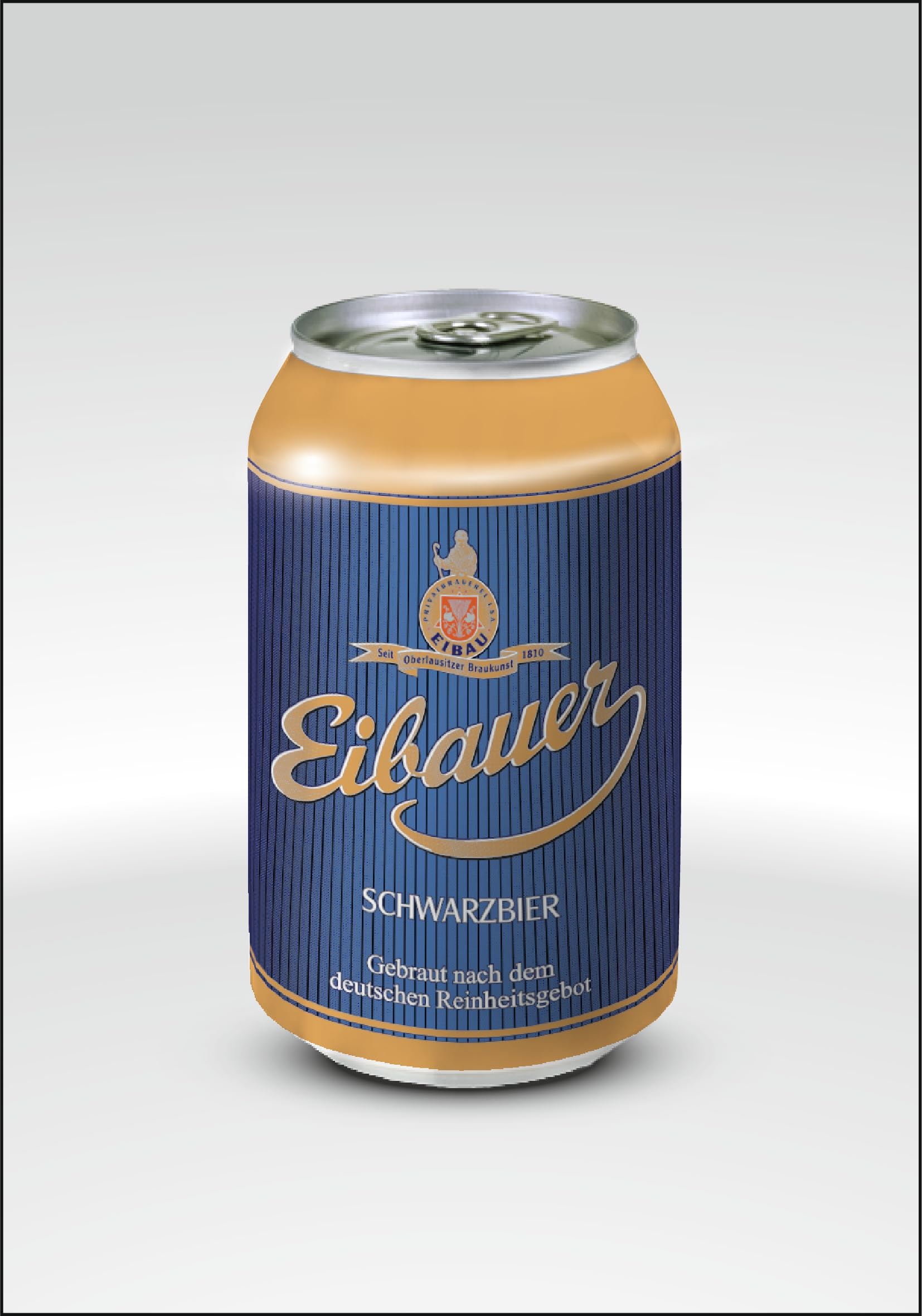 Eibauer Schwarzbier 4,5% Dosenbier 0,33 l - 24 Dosen
