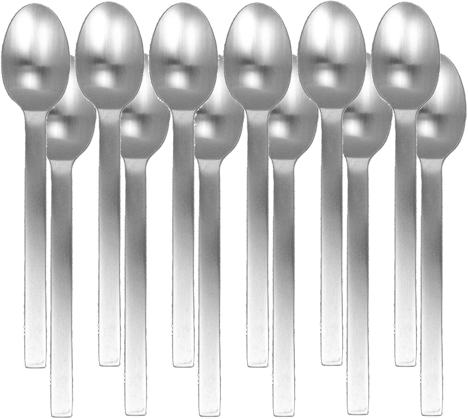 Nagao New Natural Coffee Spoon, Set of 12, 18-10 Stainless Steel, Made in Japan