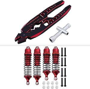Amazon.com: HobbyPark RC Shocks for Traxxas Slash 4x4 2WD Rustler VXL