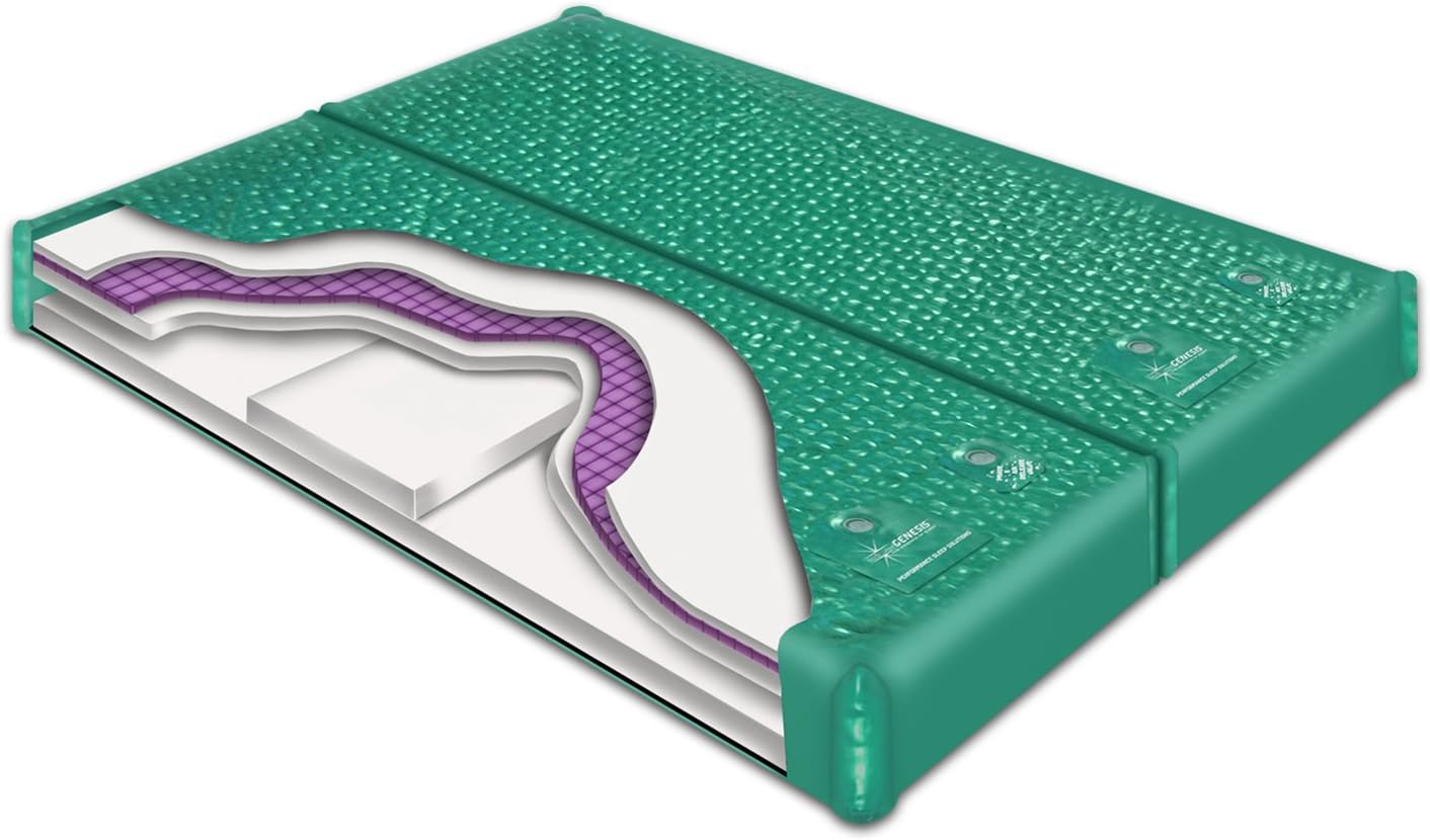 9" DEEP Fill 100 WAVELESS Dual SOFTSIDE WATERBED Replacement Bladder Home & Kitchen