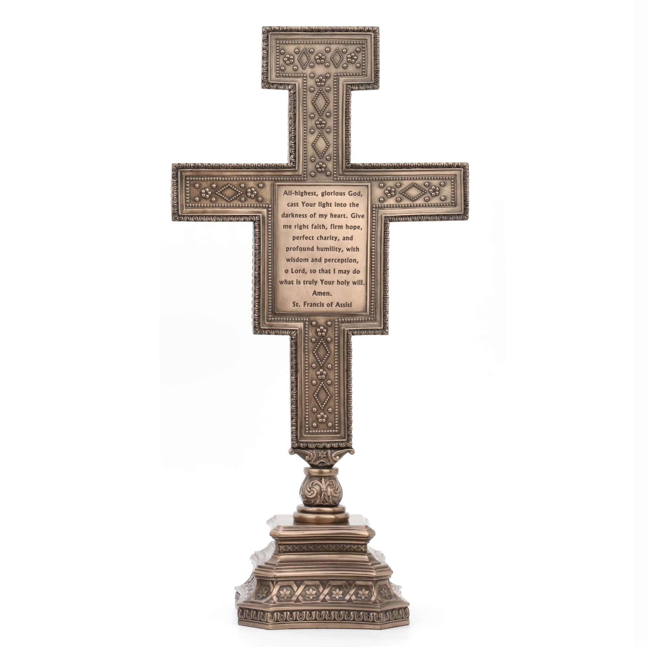 Amazon.com: Veronese Design 21 7/8 San Damiano Crucifix On Stand