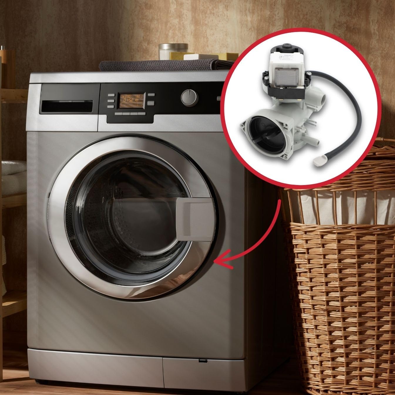 LG EAU61383505 afvoerpomp wasmachine LG EAU61383505 afvoerpomp wasmachine