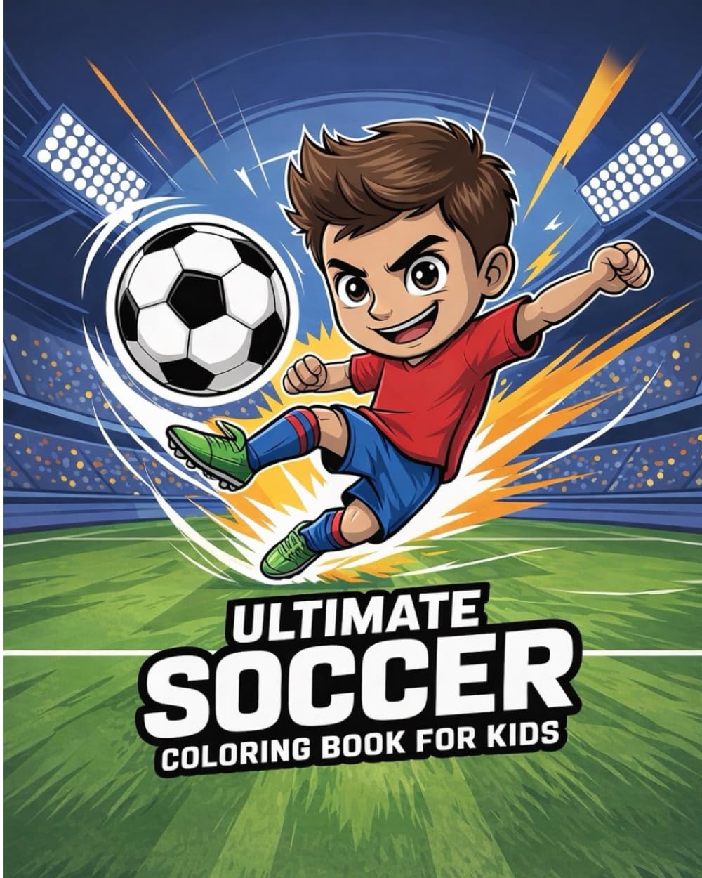 Ultimate Soccer: Coloring Book for Kids