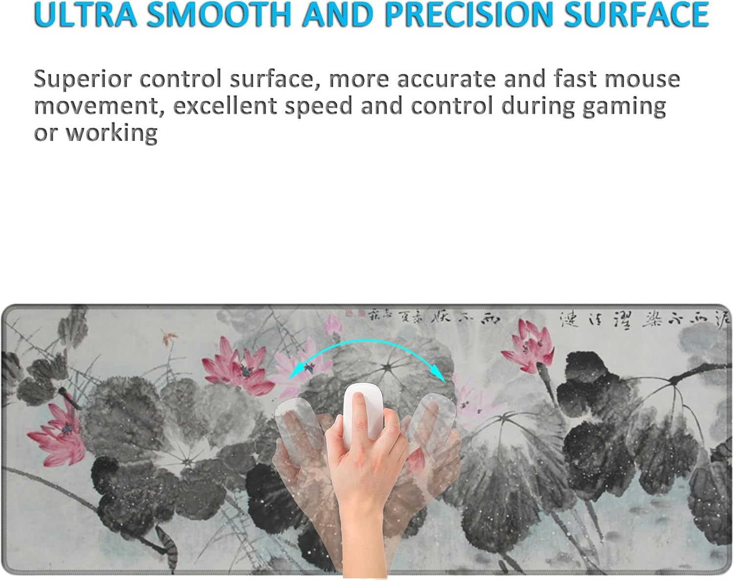 LL-COEUR XXL Laptop Mouse Pad Gaming Play Mat Landscape Table Desk Mat (Colour 8, 800 x 300 x 3 mm)