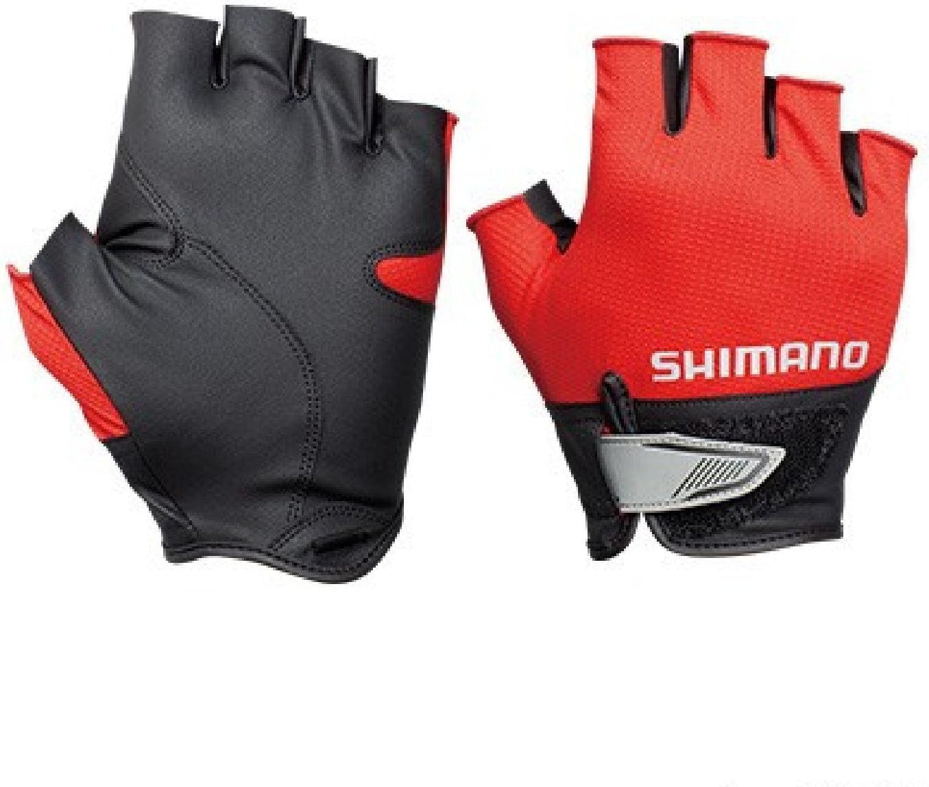 Amazon シマノ Shimano グローブ 3d アドバンスグローブ5 Gl 022n レッド ブラック L 釣り 手袋 シマノ Shimano グローブ