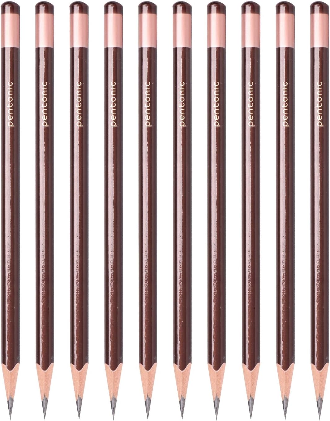 - Pentonic Extra Dark Graphite Pencil Box Pack | HB2 Lead | Set of 10 Pcs