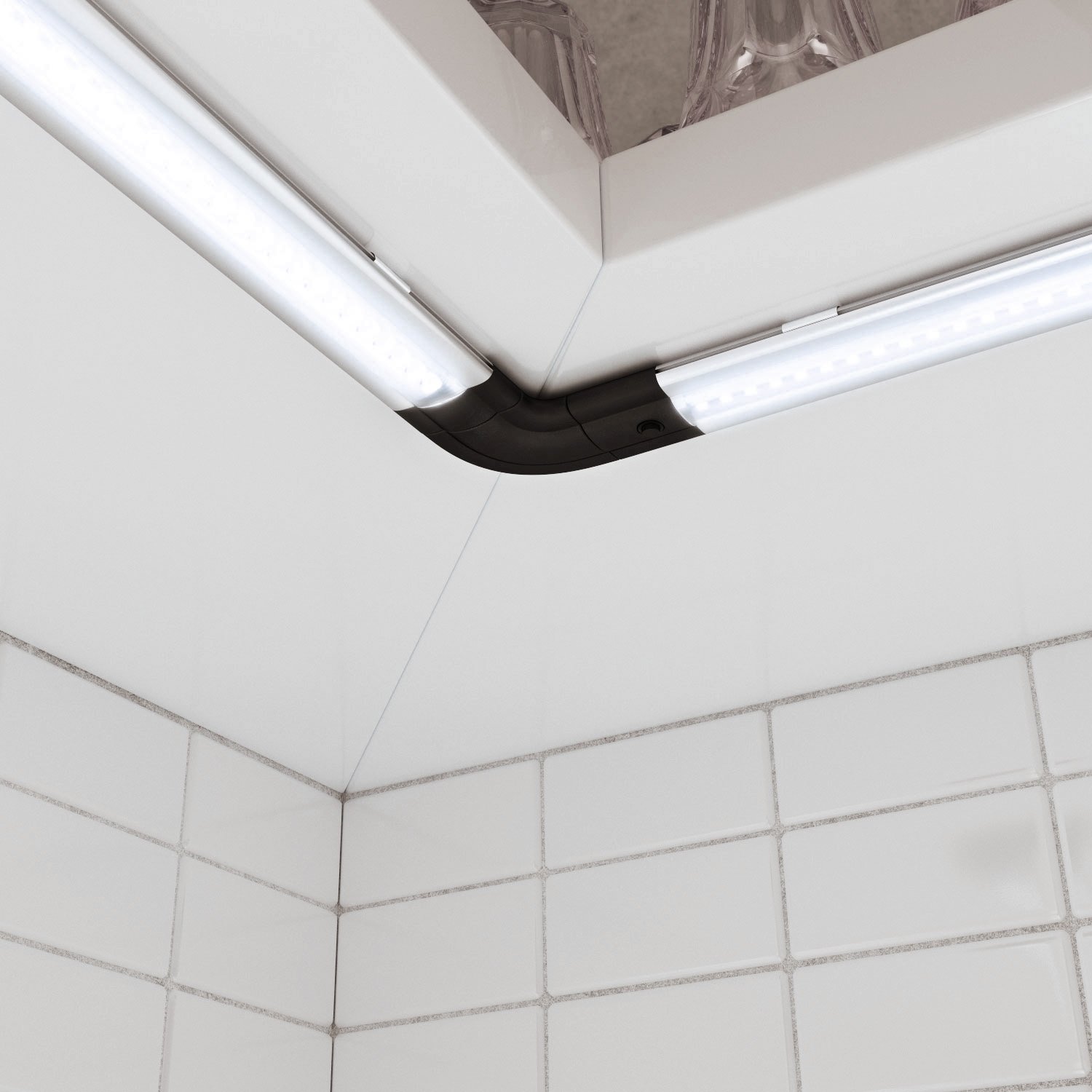parlat LED Unterbau-Leuchte SIRIS, flach, je 90cm, je 1044lm, weiß 4er Set