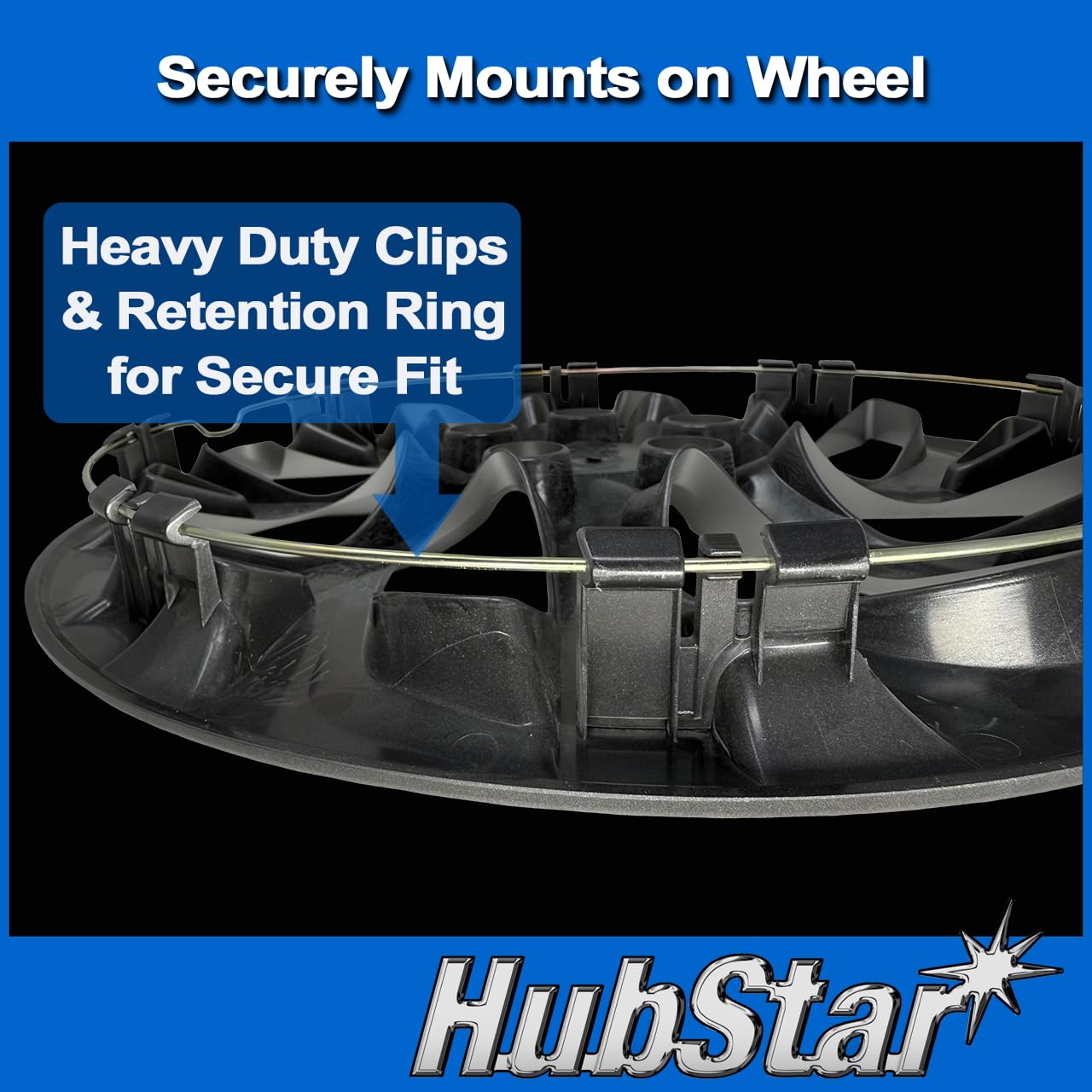 Hubcap Replacement for Toyota Corolla 2017-2019, Premium Replica 16-in Wheel Cover, Silver (1-Piece)