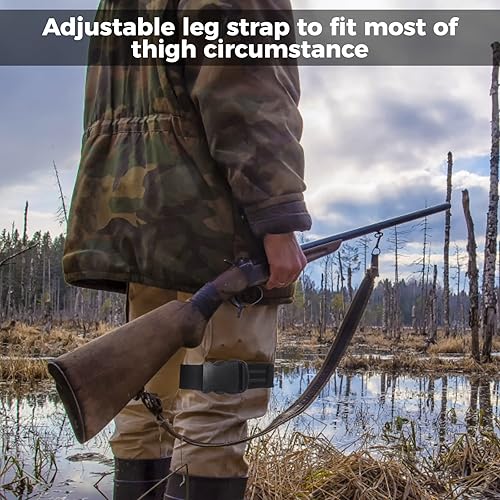 Miniatura 5 de yeesport 2 correas tácticas para las piernas, correa de nailon táctica antideslizante y elástica con hebilla de liberación rápida, correa de muslo