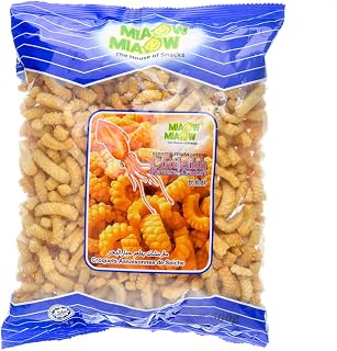 Miaow Miaow Crackers & Chips 500g (Cuttlefish Flavoured Crackers, 1 Pack)