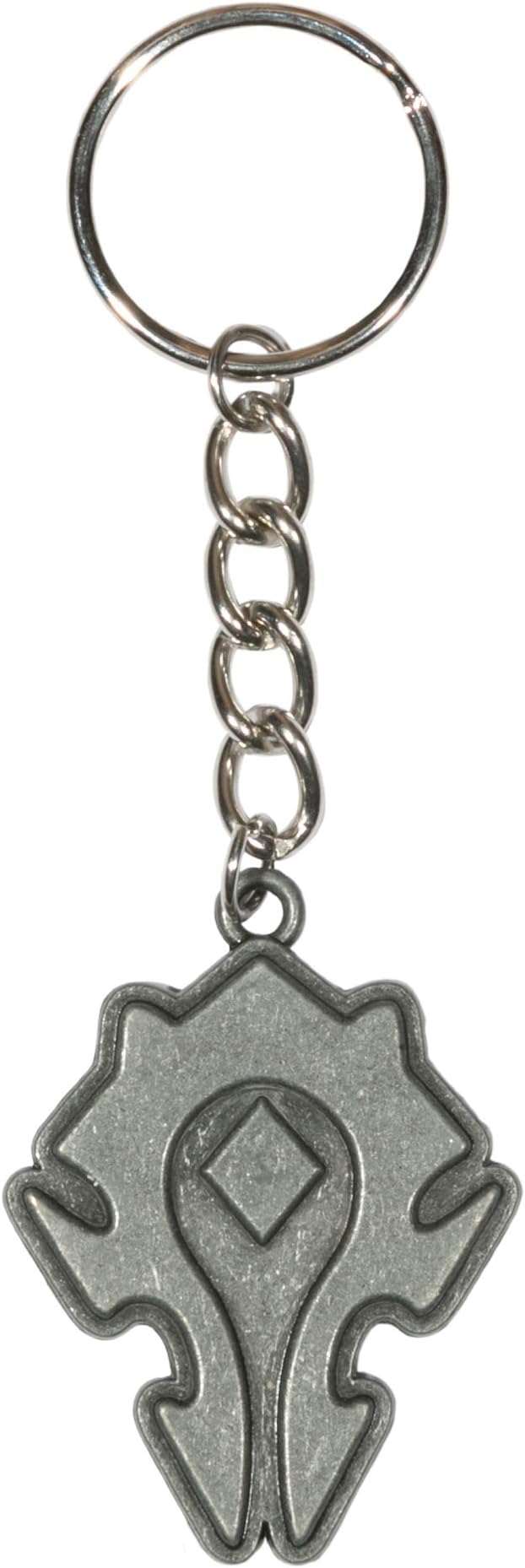 JINX World of Warcraft Horde Metal Key Chain, Metallic, 2" Tall