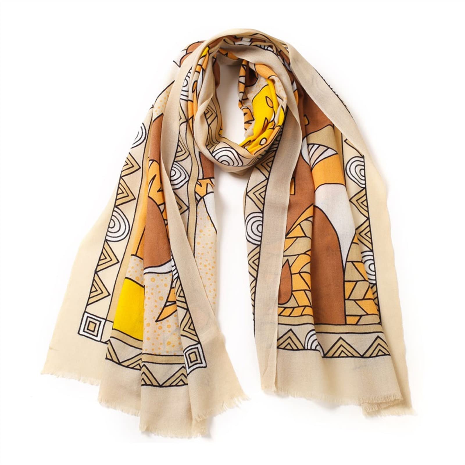 Scialle Sciarpa di Lana di Pecora di Alta qualità Scialle da Donna alla Moda e Versatile Stile Folk Sciarpa Calda Regalo per Sciarpa Madre (Grigio 190 * 70 cm)